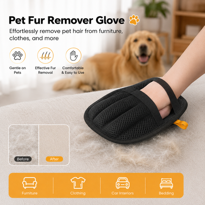 Reusable Electrostatic Pet Fur Remover Glove